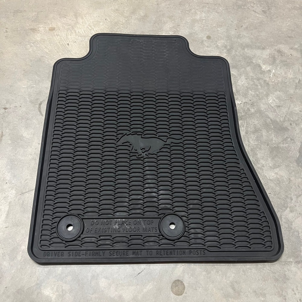 OEM Ford Mustang Driver Side Weather Floor Mat 2015-2023 FR3B-6313087-BFW Black